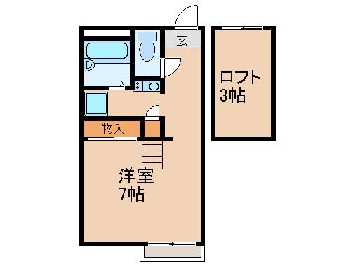 アーバンハイツ下栗IIの間取り