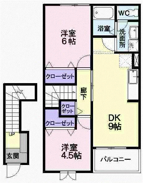 東村山郡山辺町大字山辺のアパートの間取り