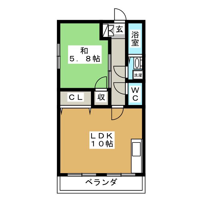 ハイツ柳町の間取り