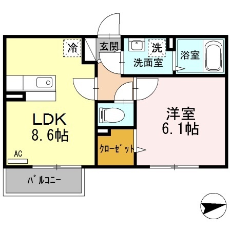 【Ｋコート前原の間取り】