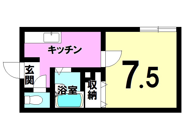 ヴェルディ川崎の間取り