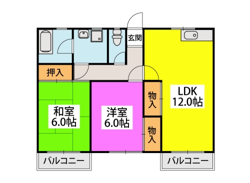 林ビルの間取り