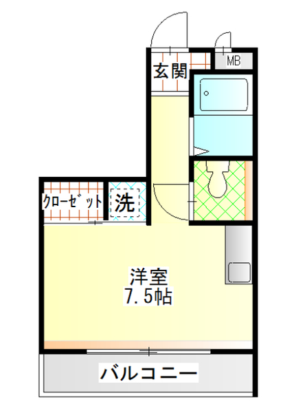 Ｂａａｎ萬の間取り