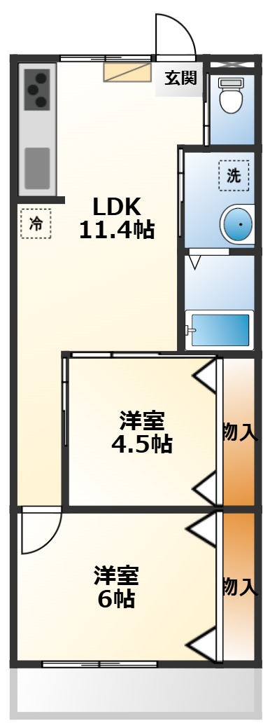 Like三里塚の間取り