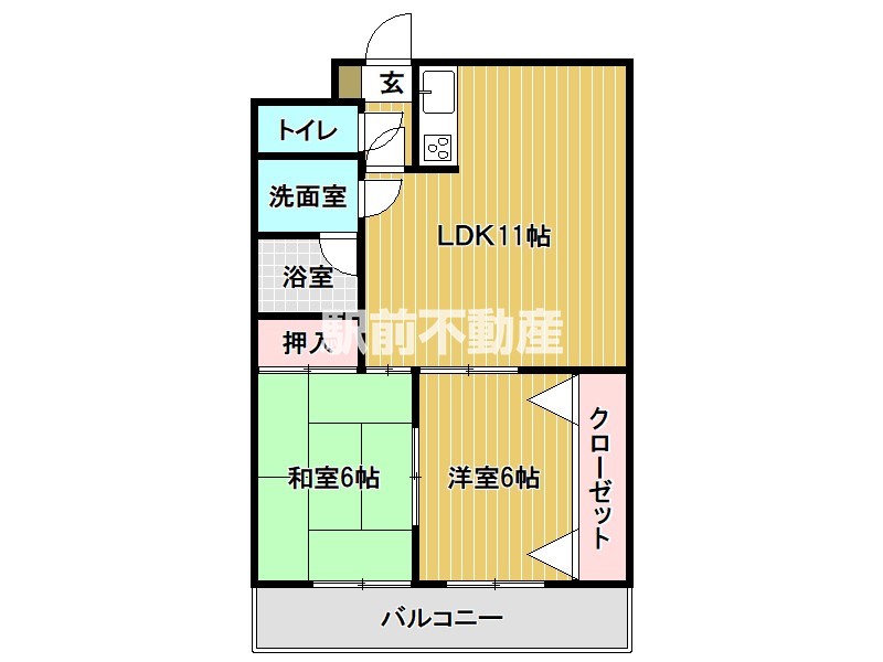 【リバティ館の間取り】