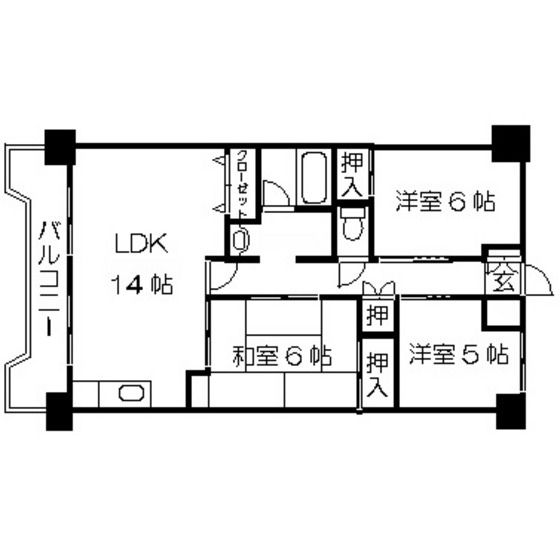 エステマールの間取り