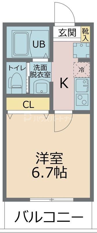 さいたま市北区櫛引町のアパートの間取り