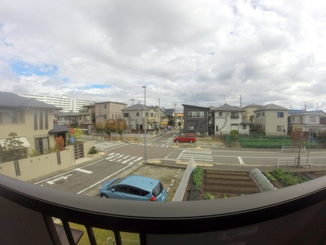 【宝塚市高松町のアパートの眺望】