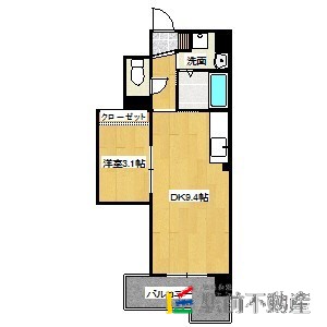 シャルム駅南の間取り