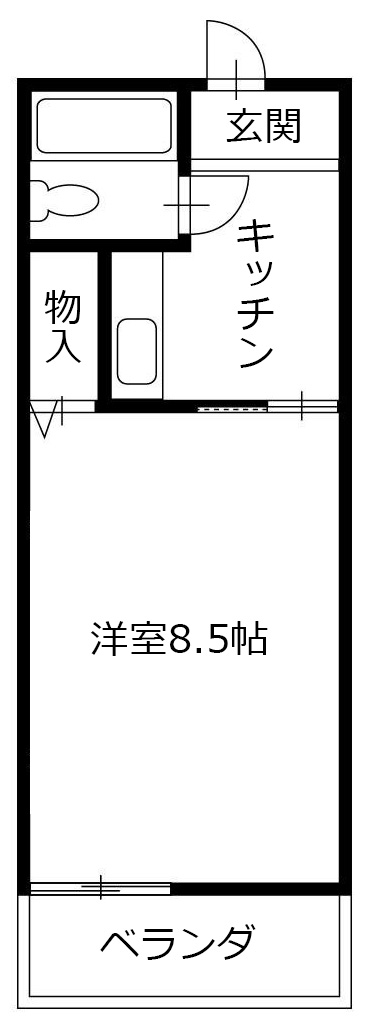 松茂レインボーハイツの間取り