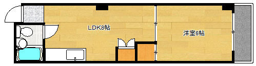 和秀三篠北町ビルの間取り