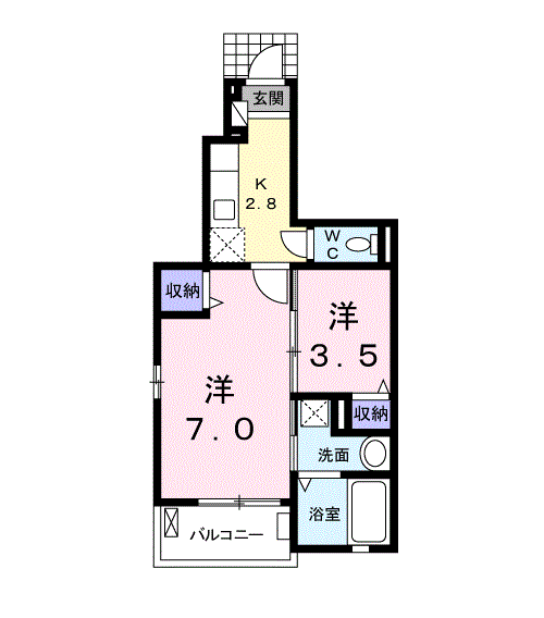 シャトーエアリーの間取り