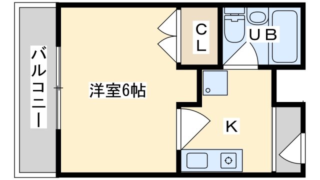 三島郡島本町広瀬のマンションの間取り