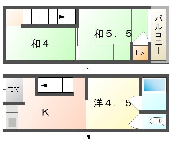 打越テラスの間取り