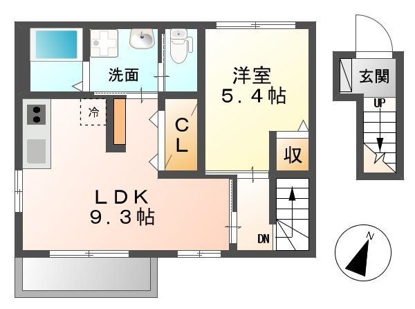 メゾングロリア　Ｓの間取り