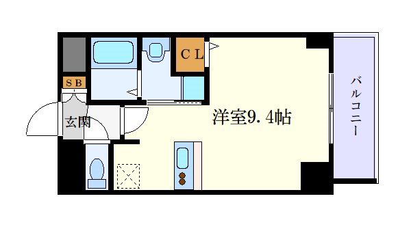 プレサンスNAGOYA桜通ビッグビートの間取り