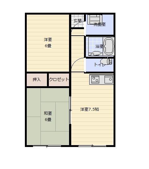 チャオ天志館の間取り