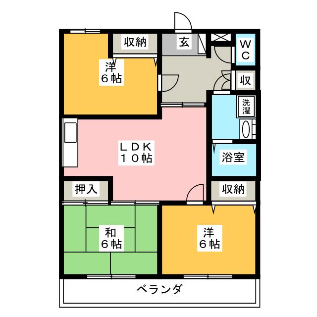 アールコート椙の間取り