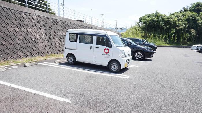 【cle du bonheur　２番館の駐車場】