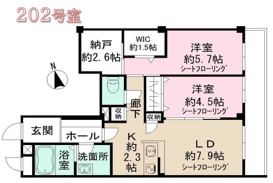 choolatの間取り