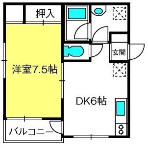 リリックハイムの間取り