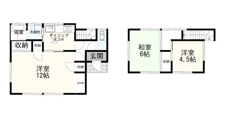 【千代田住宅の間取り】