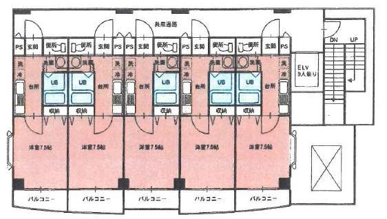 山形市東原町のアパートの間取り