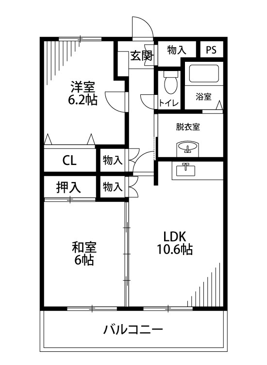 グランシャリオの間取り