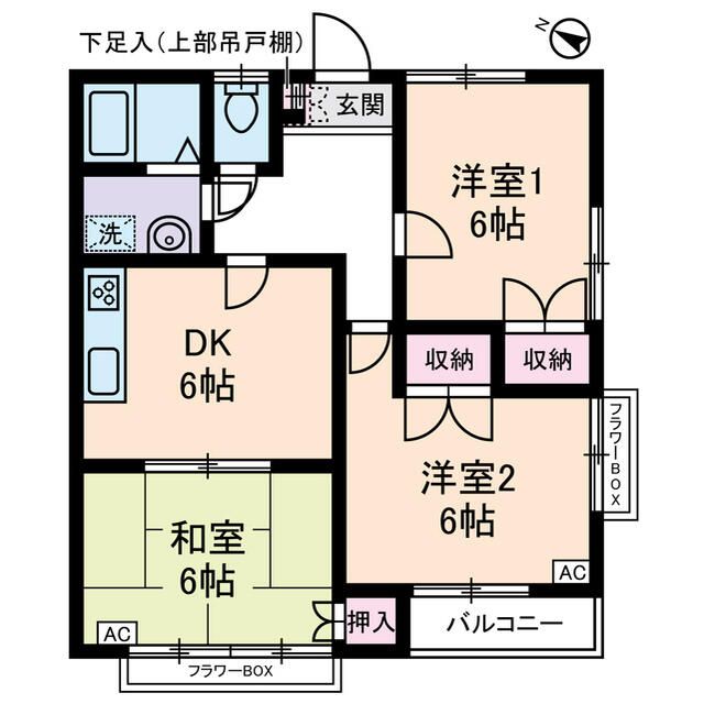 シャトル金山の間取り