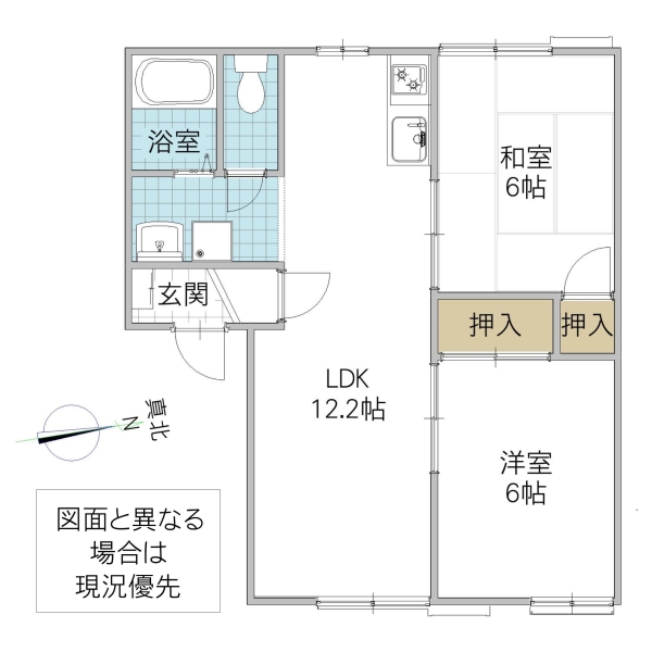 コモンライフ牧園の間取り