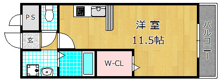 アンプルールフラーリッシュの間取り