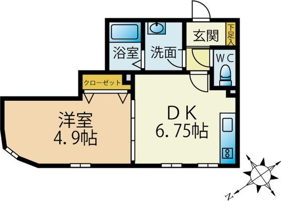 ＣＡＳＡ西町グランデＡ棟の間取り