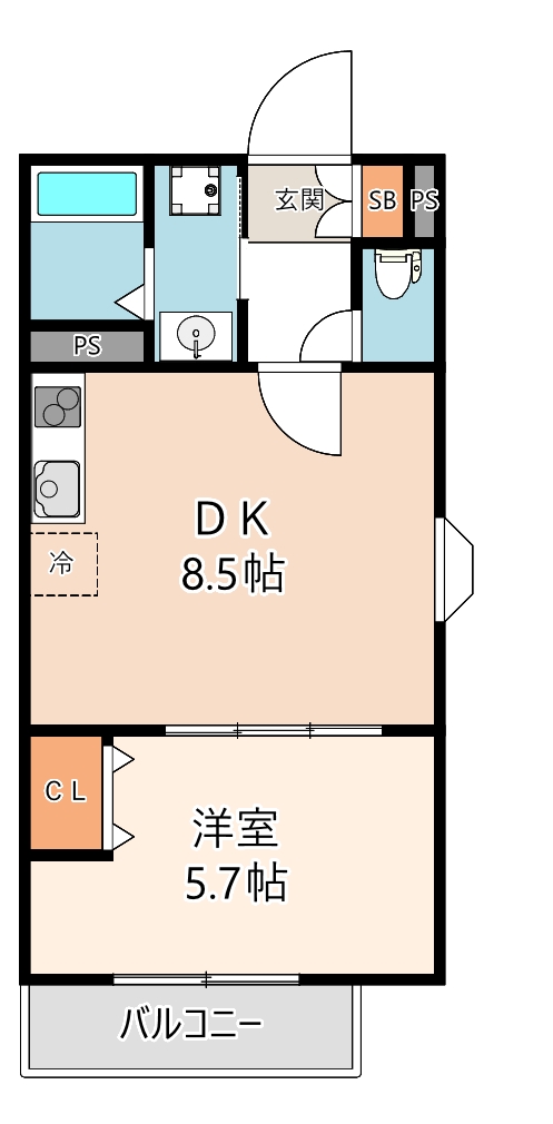 アート北巽の間取り