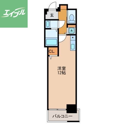 長崎市浜町のマンションの間取り