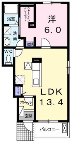 メゾン東洋 Aの間取り