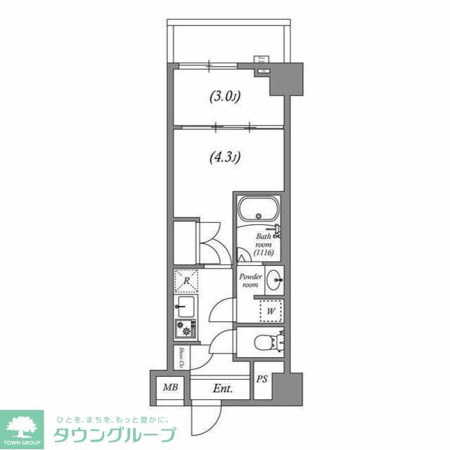 ＡＬＴＥＲＮＡ神楽坂IIの間取り