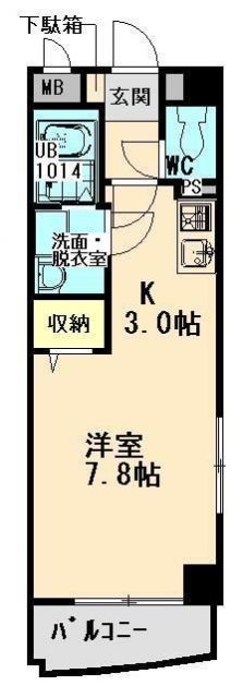 メゾン ラ ビュットの間取り