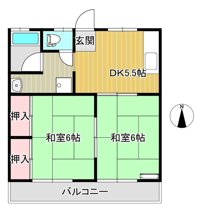 アーバンライフ築山の間取り