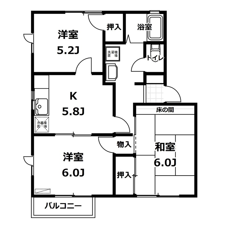 カルチャーサイドハイツC_間取り_0
