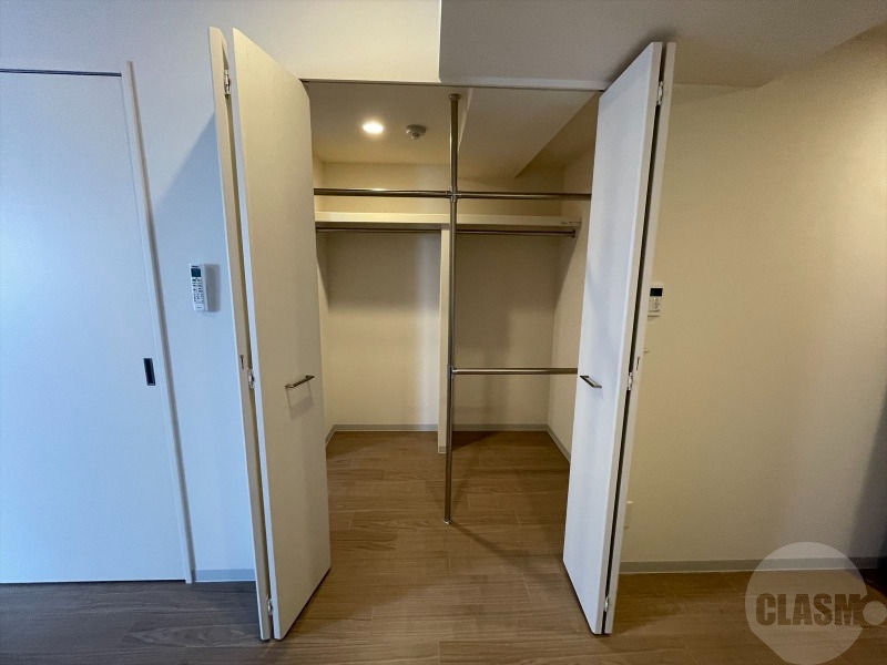 収納　大容量のウォークインクローゼット