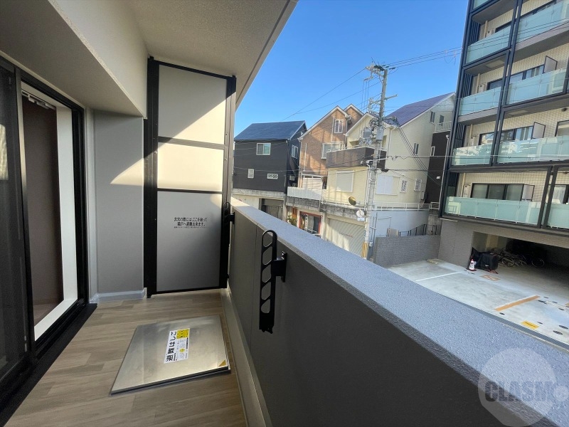 バルコニー　南向きのバルコニー