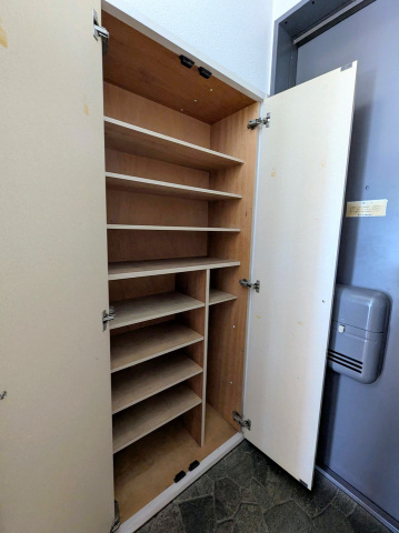 玄関　大容量のシューズボックス