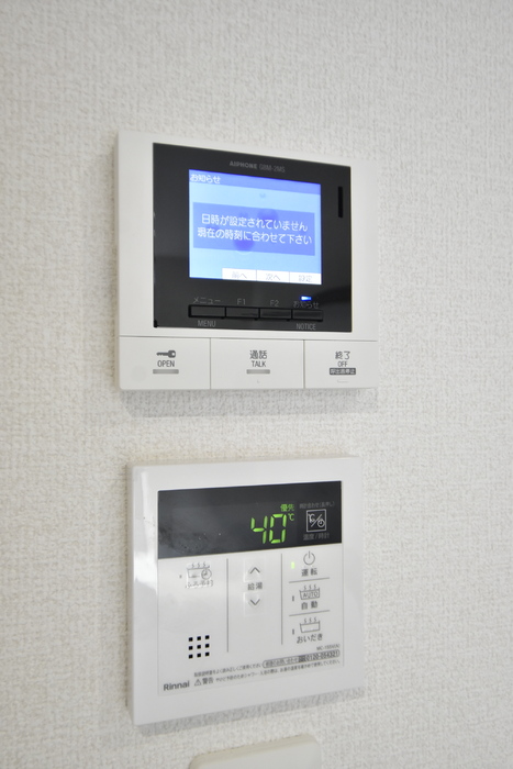 セキュリティ　TVモニターホン、オートロック解除