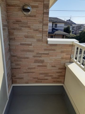 バルコニー　落ち着いた時間を過ごせるバルコニーです