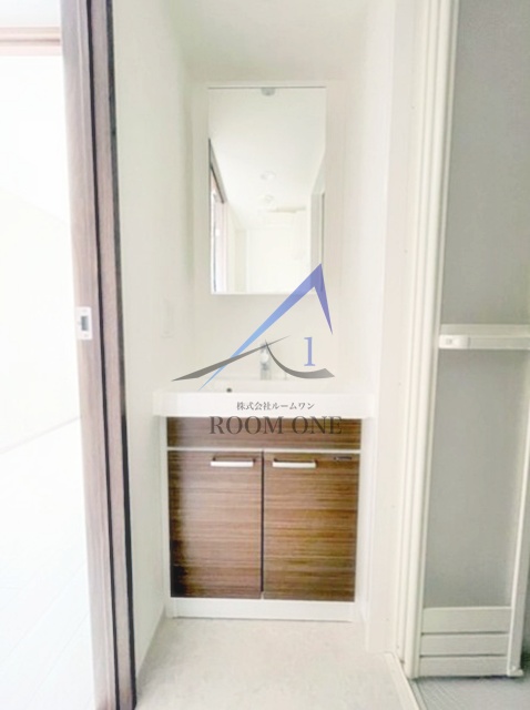 洗面設備　洗面台です。