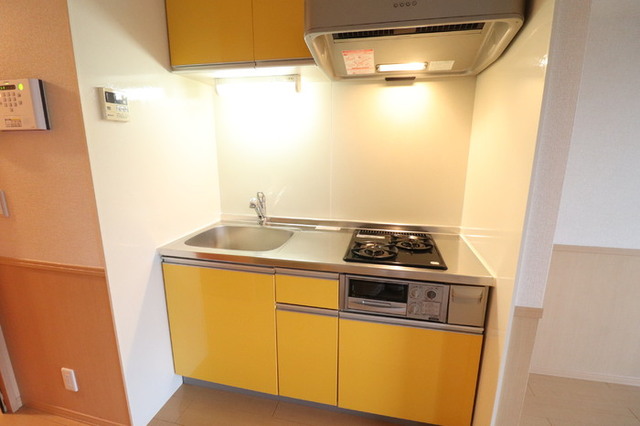 キッチン　２口コンロ付きキッチン