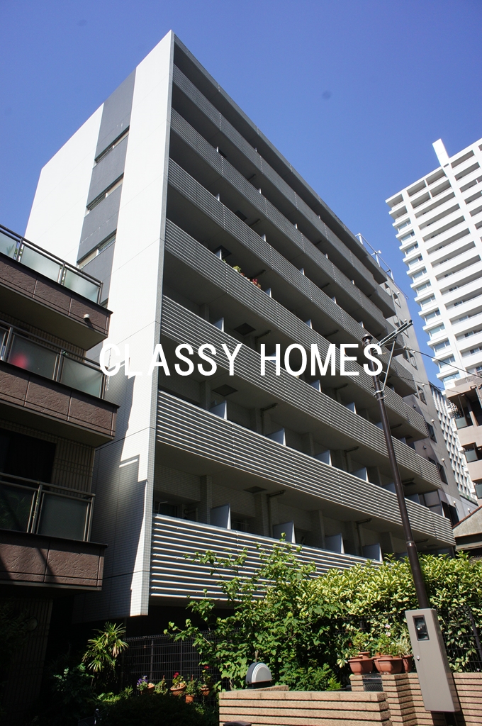 建物外観　2002年竣工　シンシア三田慶大前：外観