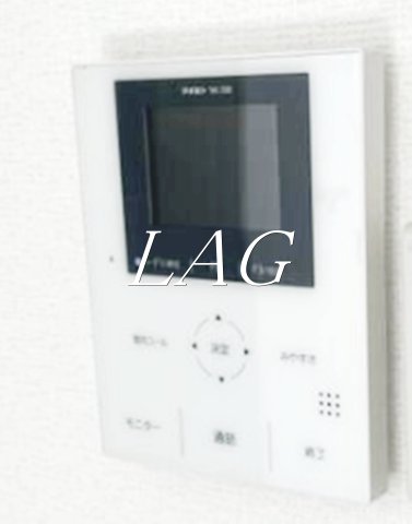 セキュリティ　モニター付きインターフォンです。