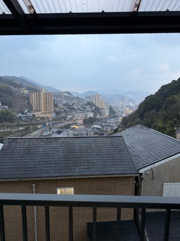 バルコニー　気持ちのいい朝を迎えられます