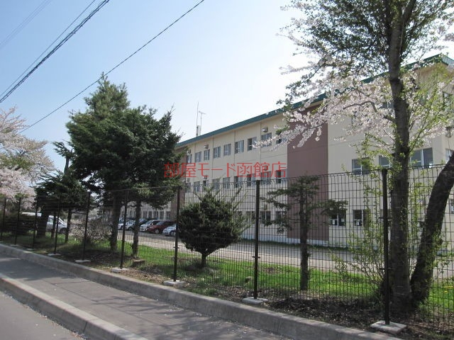 中学校　函館市立本通中学校（中学校）まで966m